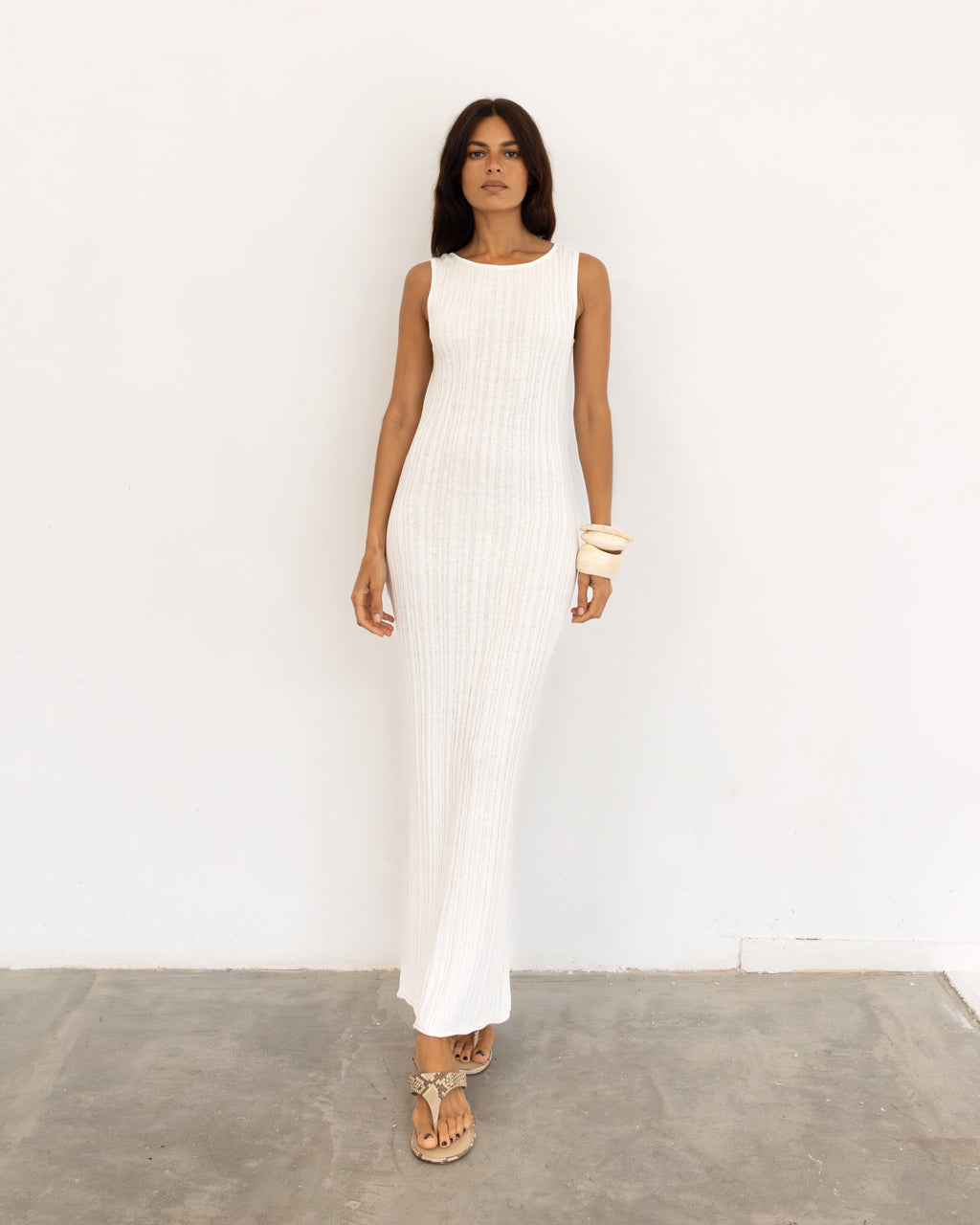 NARA MAXI DRESS IVORY